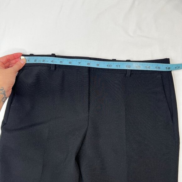 NWT The Kooples Classic Crepe Stretch Dress Pants Professional Black FR 40 US 8 - Picture 5 of 12